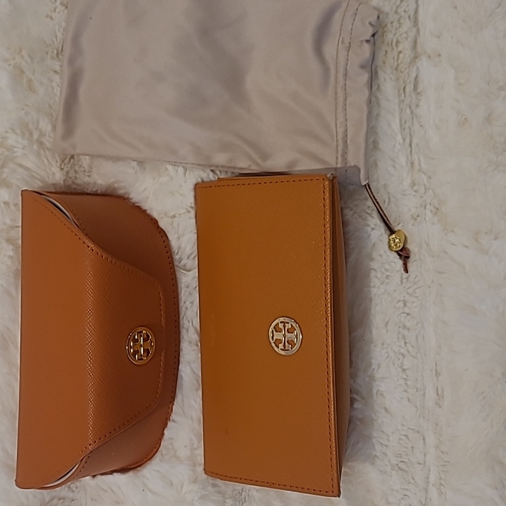 Tory Burch sunglasses case lot of 3.